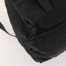 PRADA Backpack Nylon Black Silver Auth 182356-17