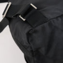PRADA Backpack Nylon Black Silver Auth 182356-19