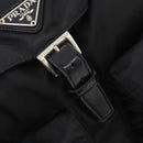 PRADA Backpack Nylon Black Silver Auth 182356-21