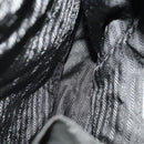 PRADA Backpack Nylon Black Silver Auth 182356-10
