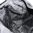 PRADA Backpack Nylon Black Silver Auth 182356-25