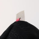 PRADA Backpack Nylon Black Silver Auth 182356-11