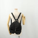 PRADA Backpack Nylon Black Silver Auth 182356-31