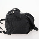 PRADA Backpack Nylon Black Silver Auth 182356-3