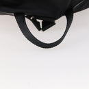 PRADA Backpack Nylon Black Silver Auth 182356-7