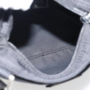 PRADA Schoudertas Nylon Zwart Zilver Auth 182359A-11