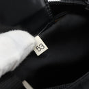 PRADA Schoudertas Nylon Zwart Zilver Auth 182359A-12