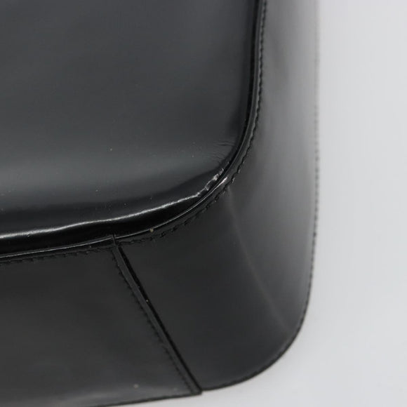 GUCCI Shoulder Bag Patent leather Black Silver 000 1013 0506 Auth 182360
