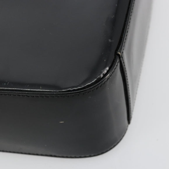 GUCCI Shoulder Bag Patent leather Black Silver 000 1013 0506 Auth 182360