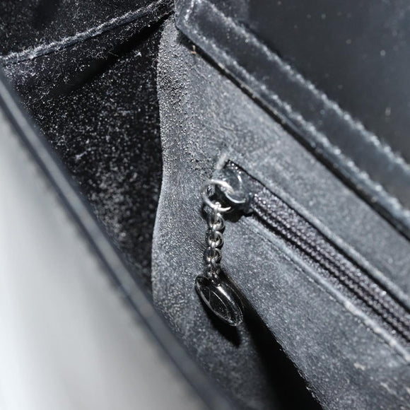 GUCCI Shoulder Bag Patent leather Black Silver 000 1013 0506 Auth 182360