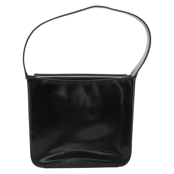 GUCCI Shoulder Bag Patent leather Black Silver 000 1013 0506 Auth 182360