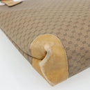 GUCCI Micro GG Supreme Web Sherry Line Bag PVC Beige 002 904 0223 Auth 182364-16
