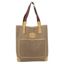 GUCCI Micro GG Supreme Web Sherry Line Bag PVC Beige 002 904 0223 Auth 182364-13