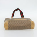 GUCCI Micro GG Supreme Web Sherry Line Bag PVC Beige 002 904 0223 Auth 182364-5