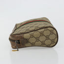GUCCI GG Supreme Web Sherry Line Tas Beige Rood Groen 63 01 012 Auth 182367-5