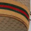 GUCCI Micro GG Supreme Web Sherry Line Bag PVC Beige 001 115 4793 Auth 182369-12
