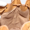 GUCCI Micro GG Supreme Web Sherry Line Bag PVC Beige 001 115 4793 Auth 182369-19