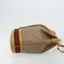 GUCCI Micro GG Supreme Web Sherry Line Bag PVC Beige 001 115 4793 Auth 182369-4