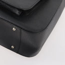 GUCCI Hand Bag Leather 2way Black Silver 000 2058 0307 5 Auth 182370-10