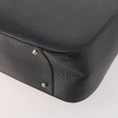 GUCCI Hand Bag Leather 2way Black Silver 000 2058 0307 5 Auth 182370-16