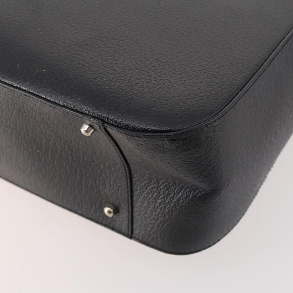 GUCCI Hand Bag Leather 2way Black Silver 000 2058 0307 5 Auth 182370