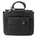 GUCCI Hand Bag Leather 2way Black Silver 000 2058 0307 5 Auth 182370-13