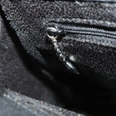 GUCCI Hand Bag Leather 2way Black Silver 000 2058 0307 5 Auth 182370-22