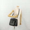 GUCCI Hand Bag Leather 2way Black Silver 000 2058 0307 5 Auth 182370-24