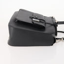 GUCCI Hand Bag Leather 2way Black Silver 000 2058 0307 5 Auth 182370-3