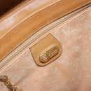 GUCCI Micro GG Supreme Hand Bag PVC Beige Gold 000 46 4857 Auth 182375-18