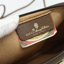 GUCCI GG Supreme Schoudertas PVC Beige Goud 97 02 068 Auth 182376-17