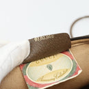 GUCCI GG Supreme Schoudertas PVC Beige Goud 97 02 068 Auth 182376-12
