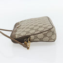 GUCCI GG Supreme Schoudertas PVC Beige Goud 97 02 068 Auth 182376-3