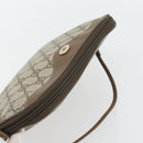 GUCCI GG Supreme Schoudertas PVC Beige Goud 97 02 068 Auth 182376-6