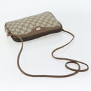 GUCCI GG Supreme Schoudertas PVC Beige Goud 97 02 068 Auth 182376-7