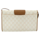 GUCCI GG Supreme Shoulder Bag PVC White Gold 904 02 050 Auth 182377-2