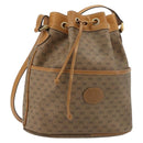GUCCI Micro GG Supreme Shoulder Bag PVC Beige Gold 001 904 0791 Auth 182379-1