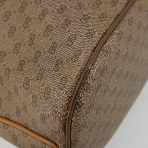 GUCCI Micro GG Supreme Shoulder Bag PVC Beige Gold 001 904 0791 Auth 182379