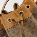GUCCI Micro GG Supreme Shoulder Bag PVC Beige Gold 001 904 0791 Auth 182379-10