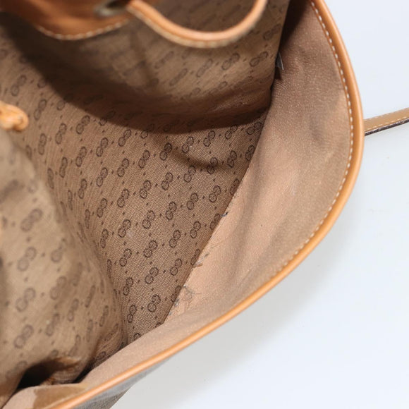 GUCCI Micro GG Supreme Shoulder Bag PVC Beige Gold 001 904 0791 Auth 182379