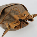 GUCCI Micro GG Supreme Shoulder Bag PVC Beige Gold 001 904 0791 Auth 182379-6