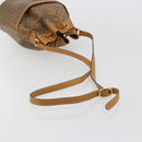 GUCCI Micro GG Supreme Shoulder Bag PVC Beige Gold 001 904 0791 Auth 182379-7