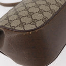 GUCCI GG Supreme Web Sherry Line Tasche PVC Beige Gold 116 02 076 Auth 182380-15