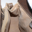 GUCCI GG Supreme Web Sherry Line Tasche PVC Beige Gold 116 02 076 Auth 182380-20