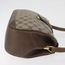 GUCCI GG Supreme Web Sherry Line Tasche PVC Beige Gold 116 02 076 Auth 182380-3