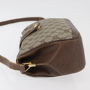 GUCCI GG Supreme Web Sherry Line Tasche PVC Beige Gold 116 02 076 Auth 182380-4