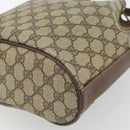 GUCCI GG Supreme Shoulder Bag PVC Beige Gold 001 115 6179 4023 Auth 182381-13