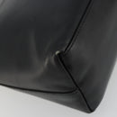 GUCCI Bamboo Shoulder Bag Leather Black Gold 001 3008 Auth 182382-13