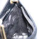 GUCCI Bamboo Shoulder Bag Leather Black Gold 001 3008 Auth 182382-18