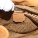 GUCCI Backpack Leather Beige Gold 003 58 0008 Auth 182383-18